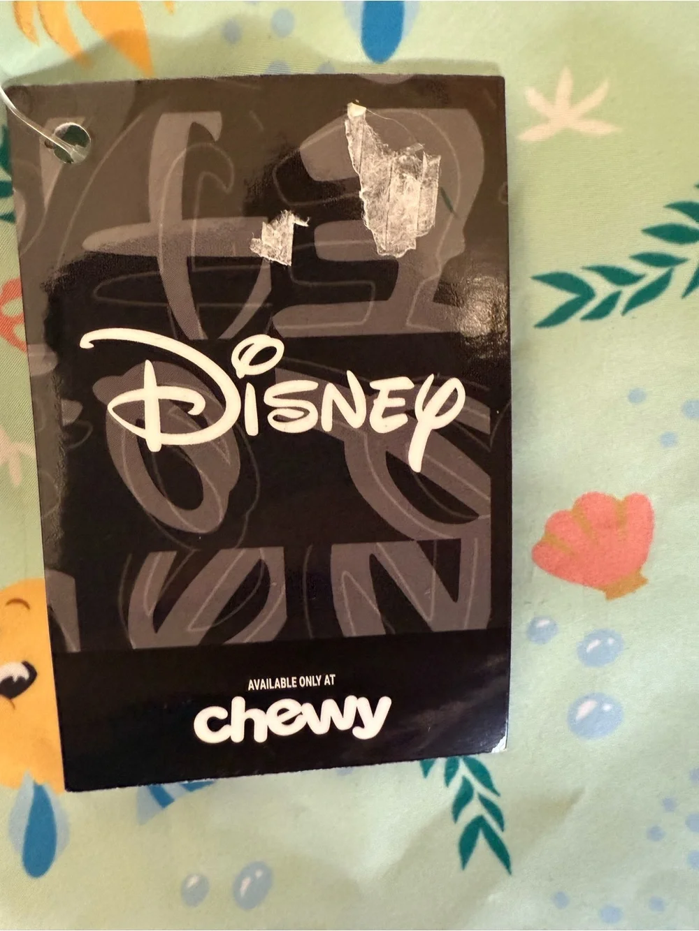 Chewy Disney Dog XXL Little Mermaid Flounder Seafoam Raincoat